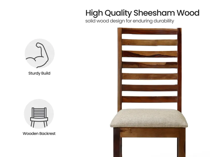 Alexa 6 Seater Dining Table with 4 Chairs and Bench